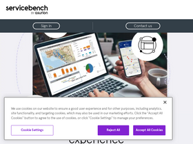 'servicebench.com' screenshot