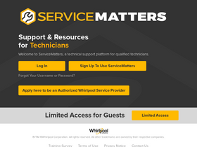 'servicematters.com' screenshot