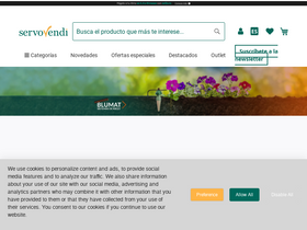 'servovendi.com' screenshot