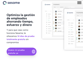 'sesametime.com' screenshot