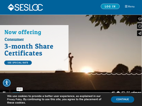 'sesloc.org' screenshot