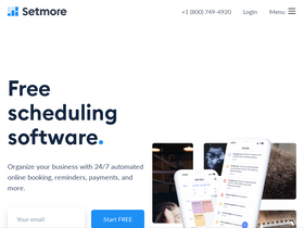 'setmore.com' screenshot