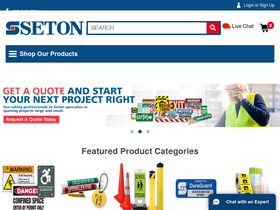 'seton.com' screenshot
