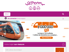 'setram.fr' screenshot