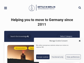 'settle-in-berlin.com' screenshot