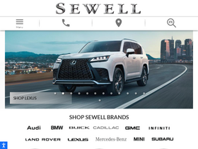 'sewell.com' screenshot
