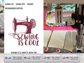 'sewingiscool.com' screenshot