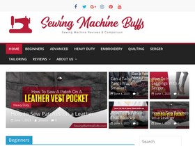 'sewingmachinebuffs.com' screenshot