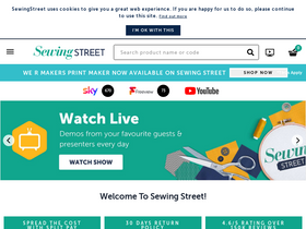 'sewingstreet.com' screenshot