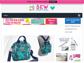 'sewmodernbags.com' screenshot