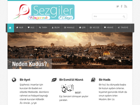 'sezgiler.com' screenshot