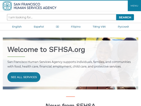 'sfhsa.org' screenshot