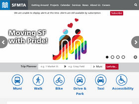 'sfmta.com' screenshot