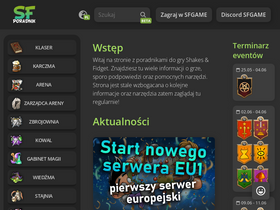 'sfporadnik.pl' screenshot
