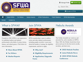 'sfwa.org' screenshot