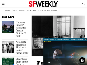 'sfweekly.com' screenshot