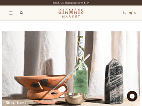 'shamansmarket.com' screenshot