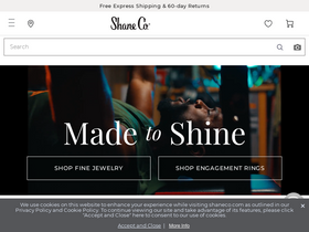 'shaneco.com' screenshot