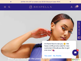 'shapellx.com' screenshot