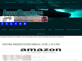 'sharktankblog.com' screenshot