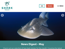 'sharktrust.org' screenshot