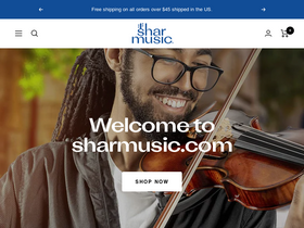 'sharmusic.com' screenshot