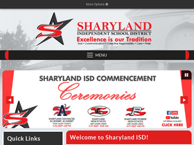 'sharylandisd.org' screenshot