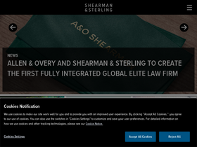 'shearman.com' screenshot