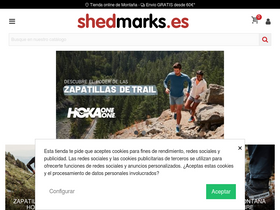 'shedmarks.es' screenshot