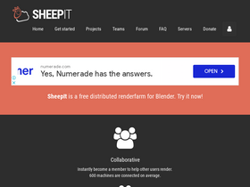 'sheepit-renderfarm.com' screenshot