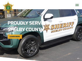 'shelby-sheriff.org' screenshot