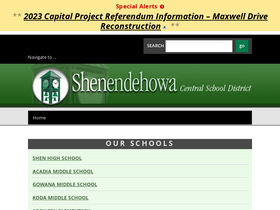 'shenet.org' screenshot