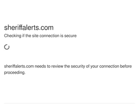 'sheriffalerts.com' screenshot