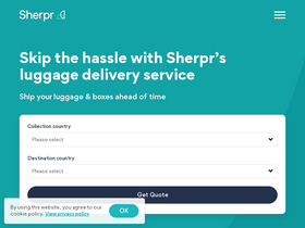 'sherpr.com' screenshot