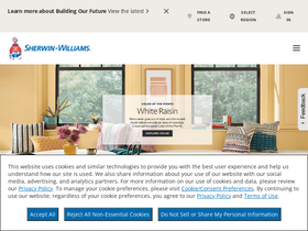 'sherwin-williams.com' screenshot