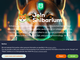 'shibariumtech.com' screenshot