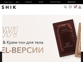 'shikstore.ru' screenshot