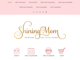 'shiningmom.com' screenshot