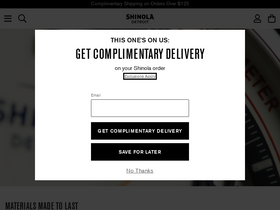 'shinola.com' screenshot
