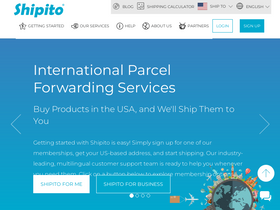 'shipito.com' screenshot