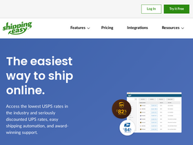 'shippingeasy.com' screenshot