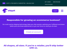 'shippit.com' screenshot