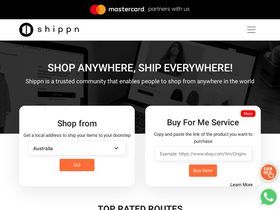 'shippn.com' screenshot