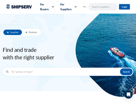 'shipserv.com' screenshot