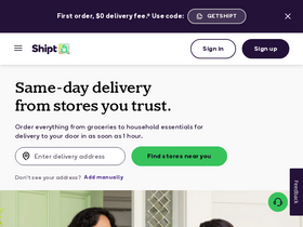 'shipt.com' screenshot