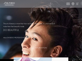 'shiseido-professional.com' screenshot