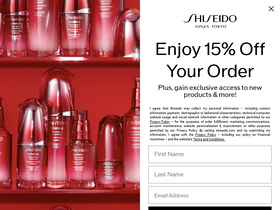 'shiseido.com' screenshot