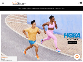 'shoestores.com' screenshot