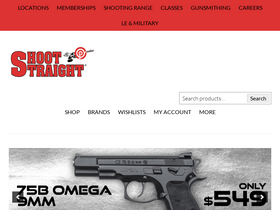 'shoot-straight.com' screenshot