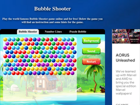 'shooter-bubble.com' screenshot